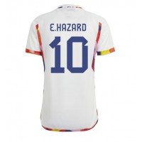 Echipament fotbal Belgia Eden Hazard #10 Tricou Deplasare Mondial 2022 maneca scurta
